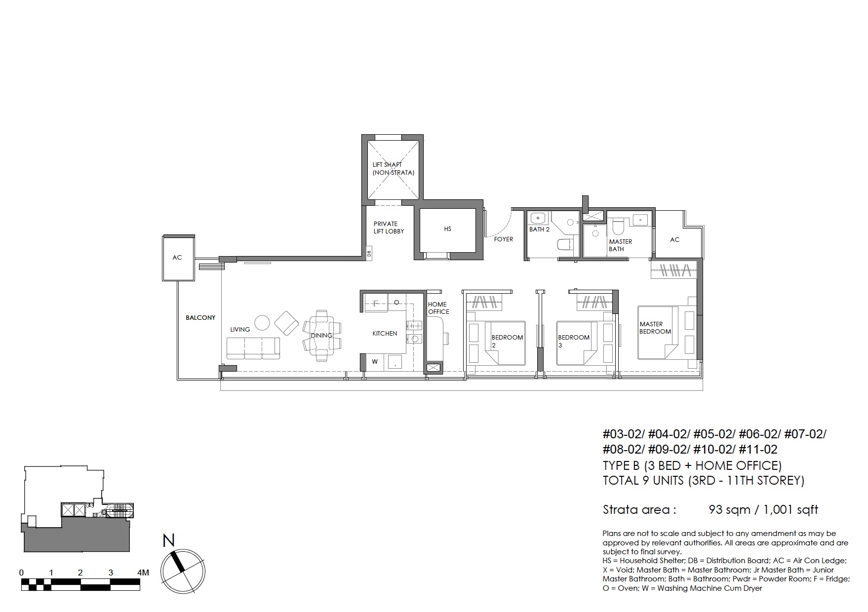 enchante-novena-floor-plan-Type-B-3BR-Home-Office