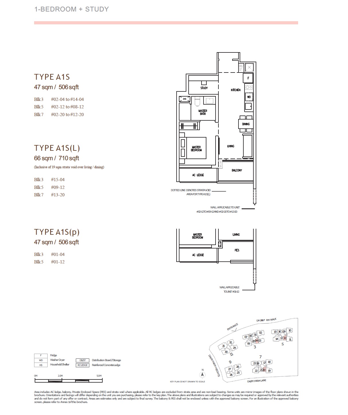 Botany Dairy Farm- 1BR+S floor plan