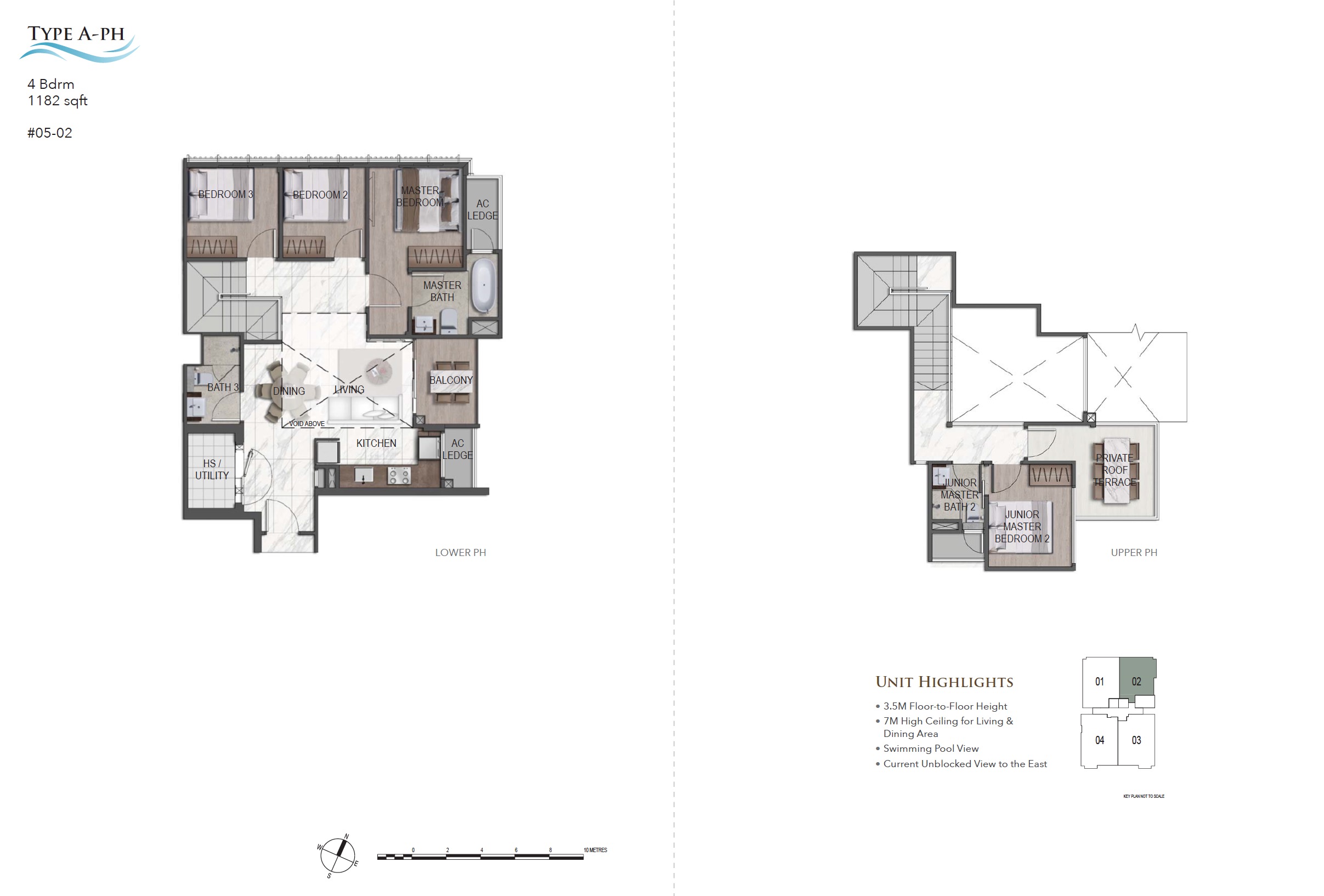 K Suites Telok Kurau - 4BR Penthouse Floor Plan