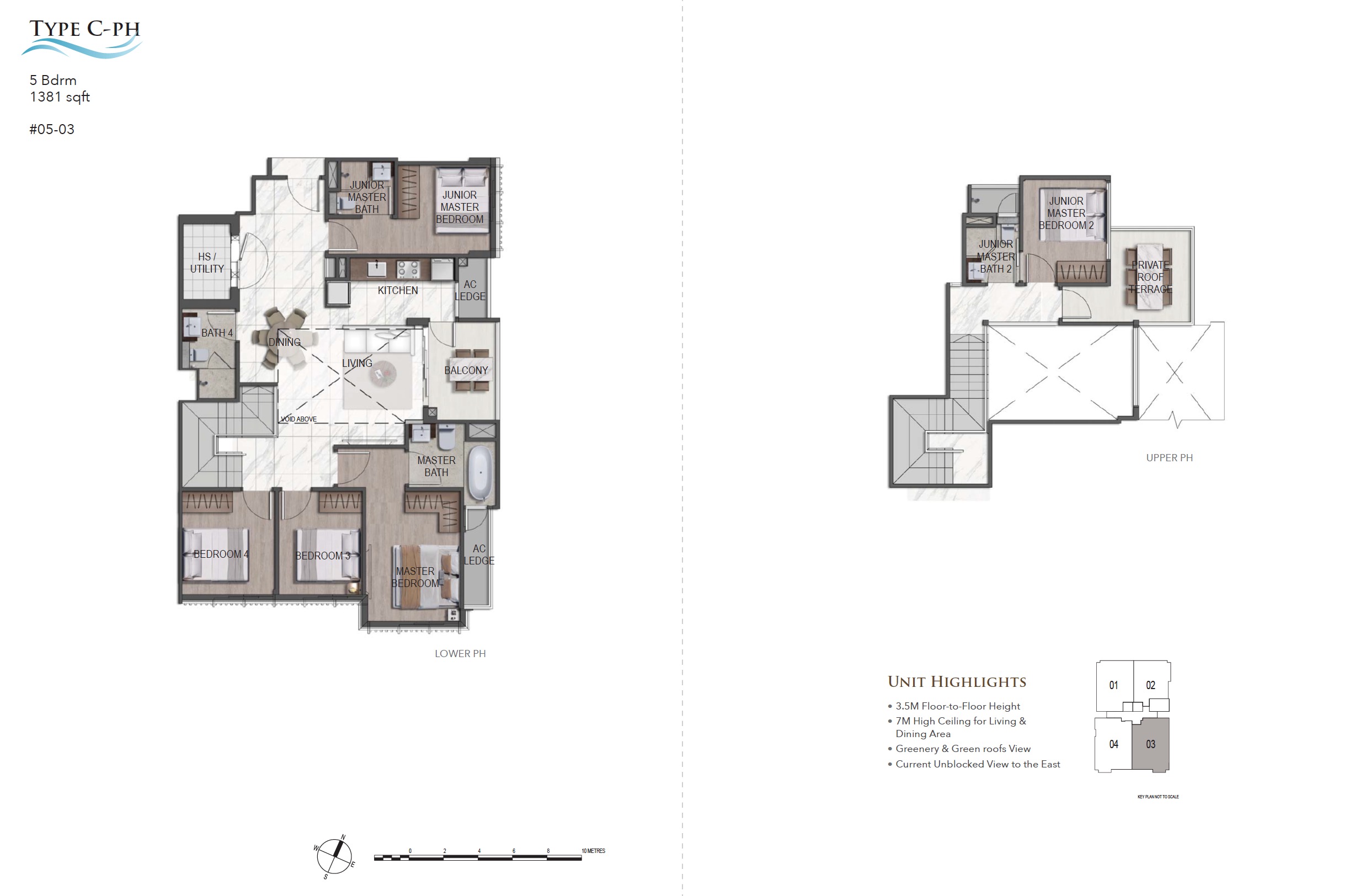 K Suites Telok Kurau - 5BR Penthouse Floor Plan