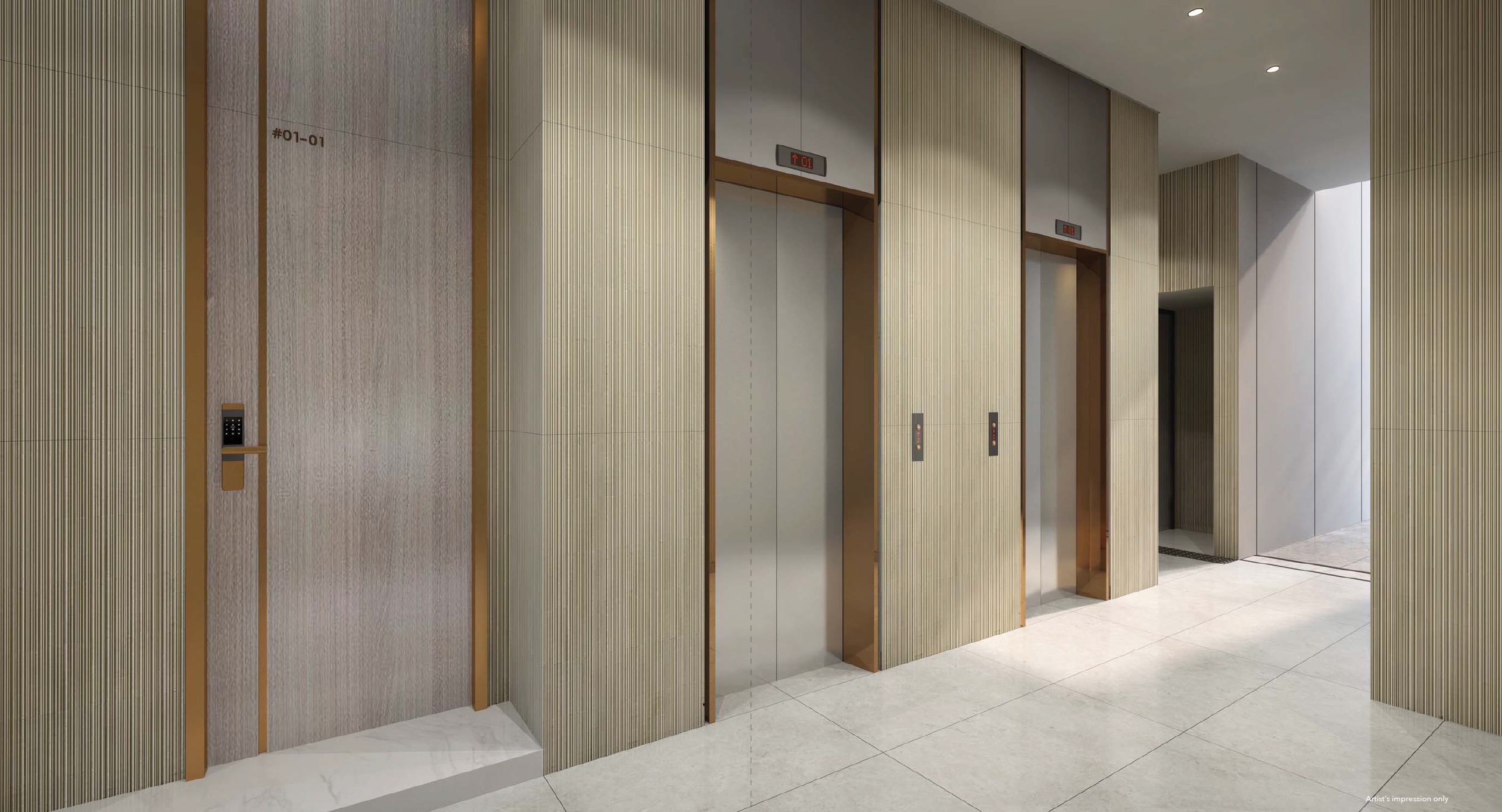 K Suites Telok Kurau - Lift Lobby