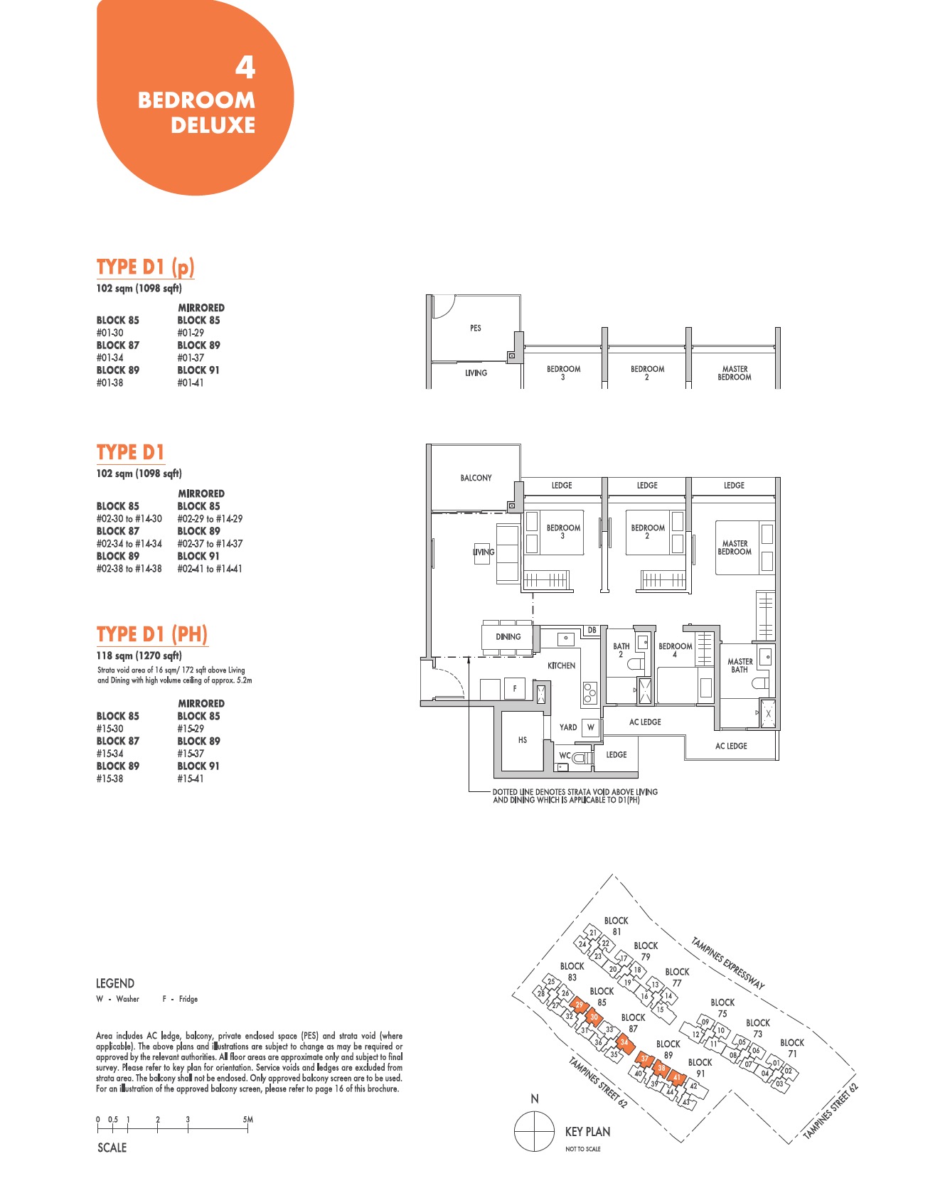 Tenet EC Floorplan D1 4BR Deluxe