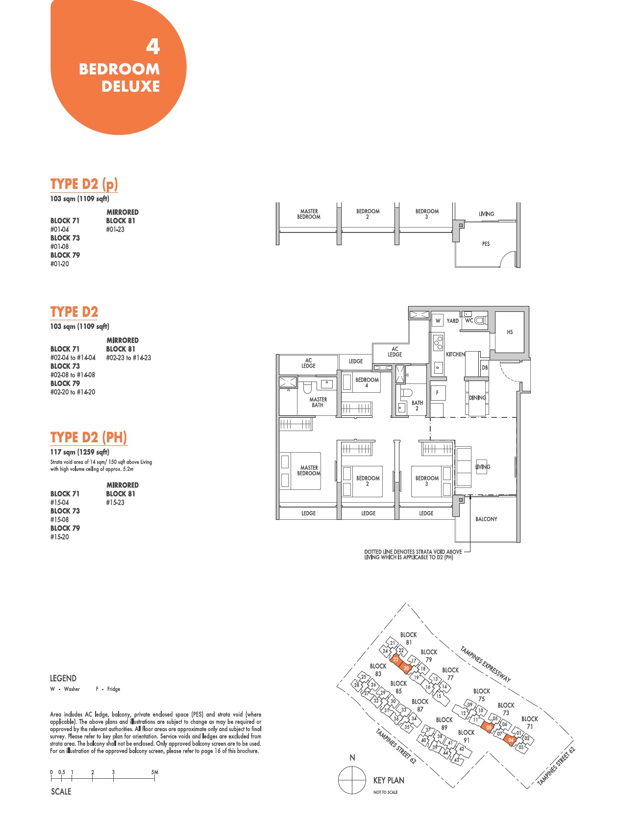 Tenet EC Floorplan D2 4BR Deluxe