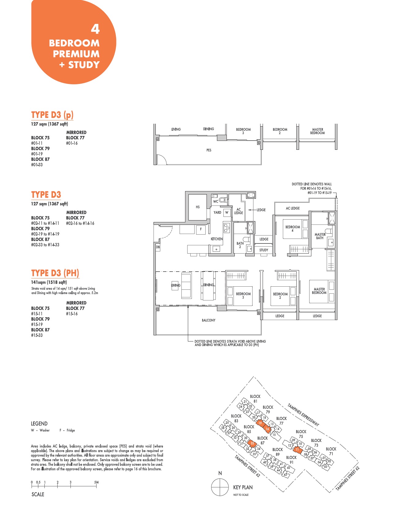 Tenet EC Floorplan D3 4BR Premium +Study