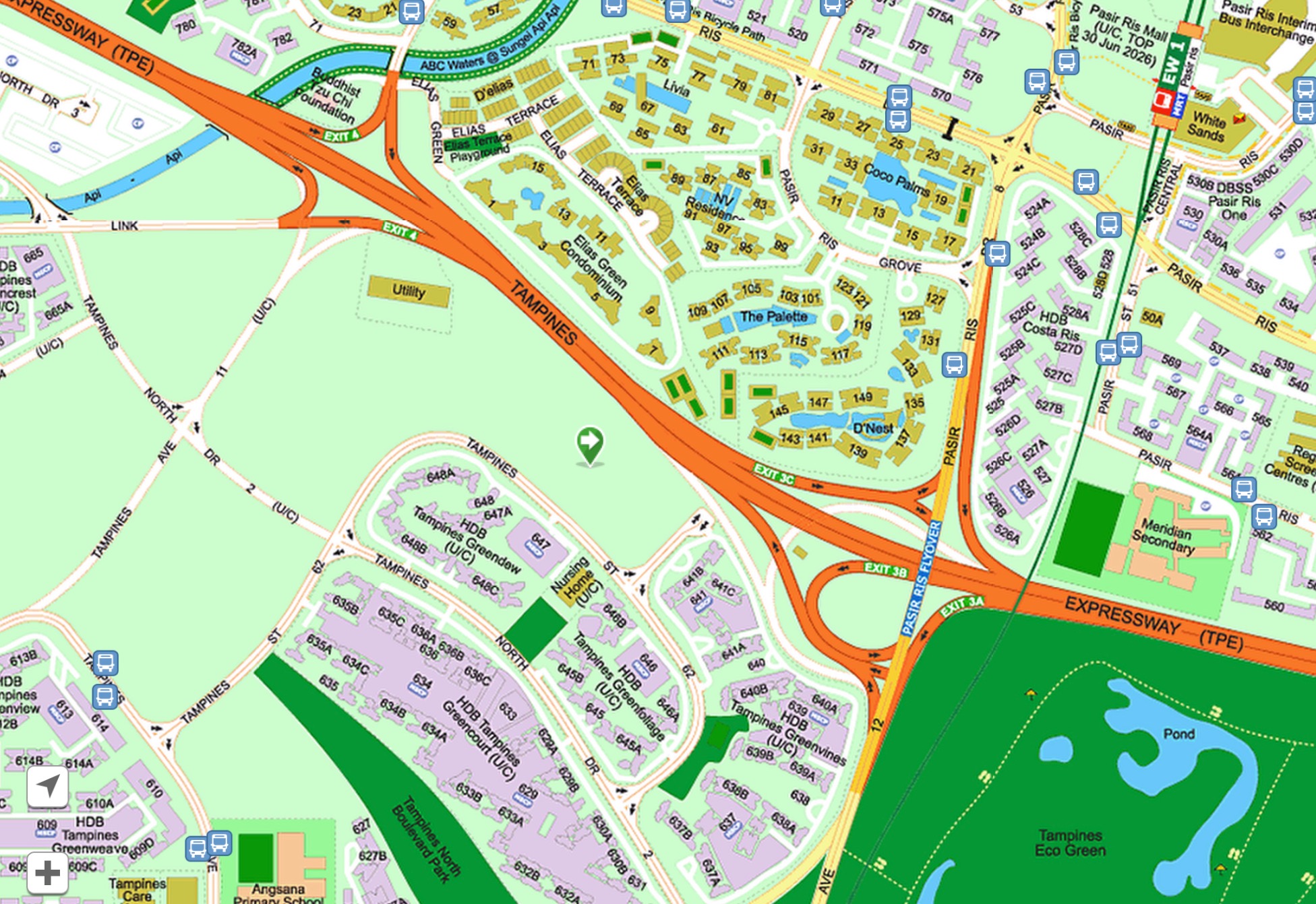 Tenet EC Street Directory Map