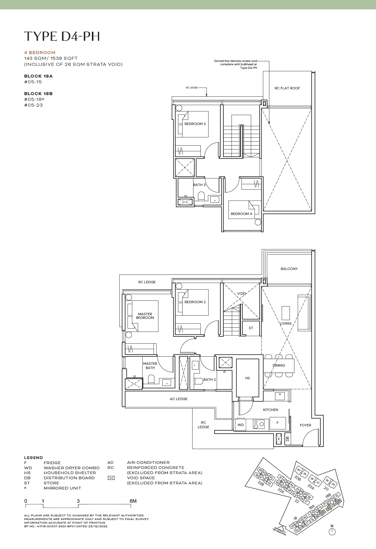 Terra Hill 4BR Type D4-PH Floor Plan