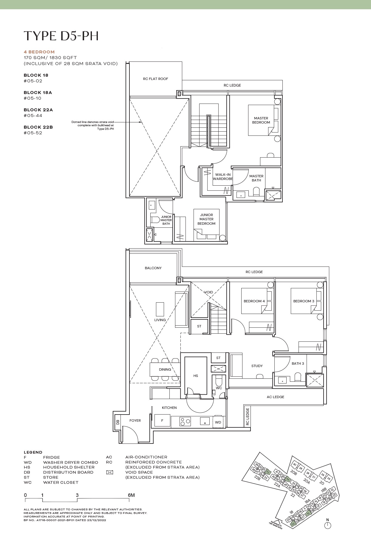 Terra Hill 4BR Type D5-PH Floor Plan