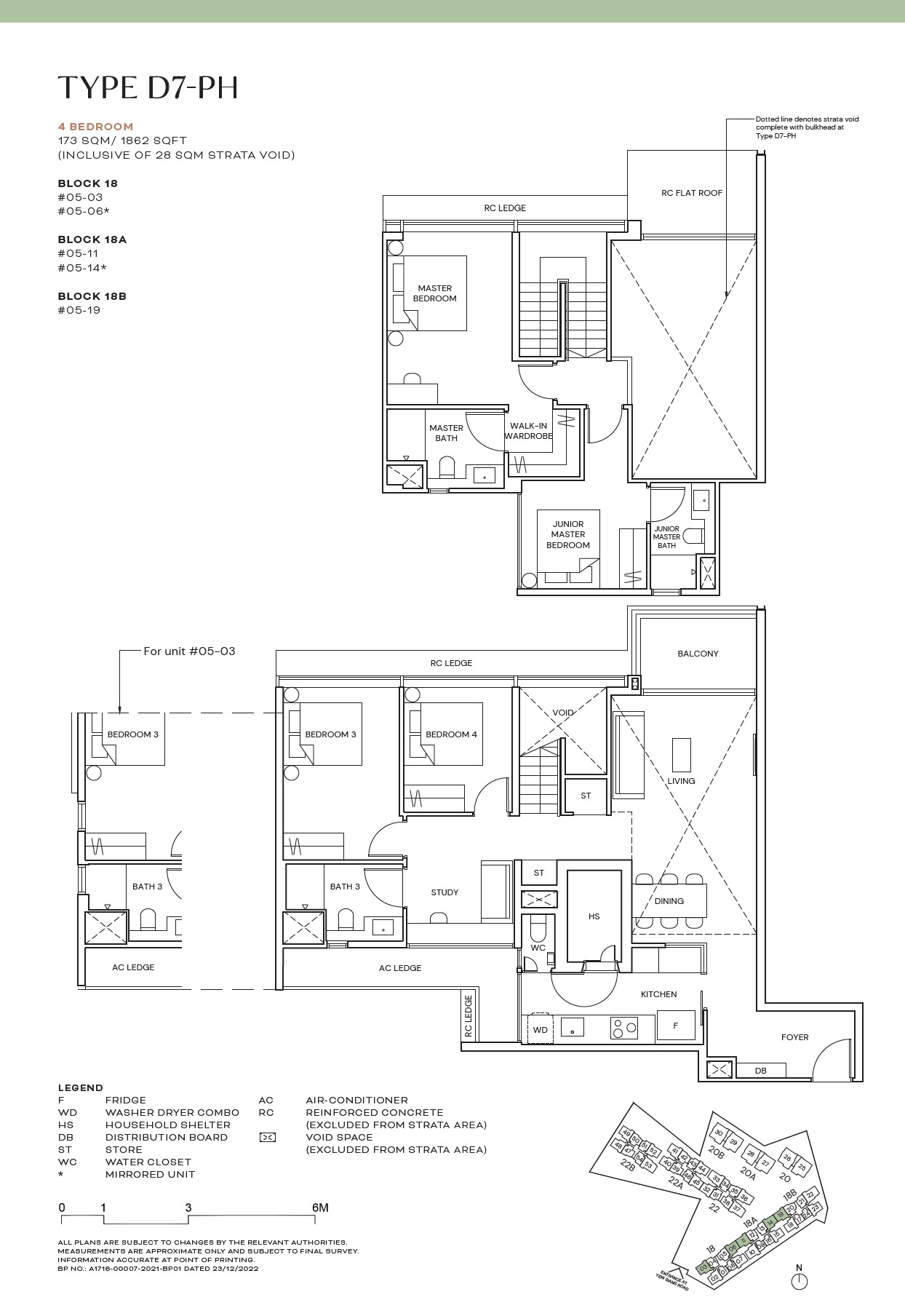 Terra Hill 4BR Type D7-PH Floor Plan