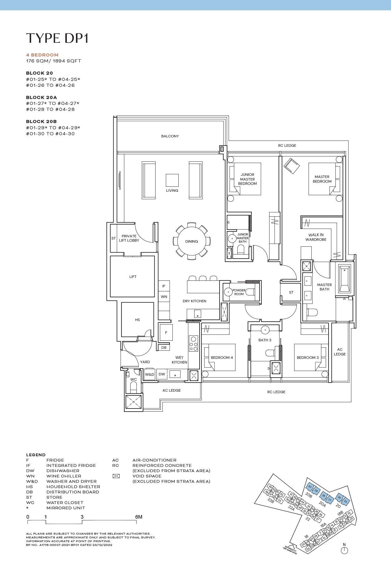 Terra Hill 4BR Type DP1 Floor Plan