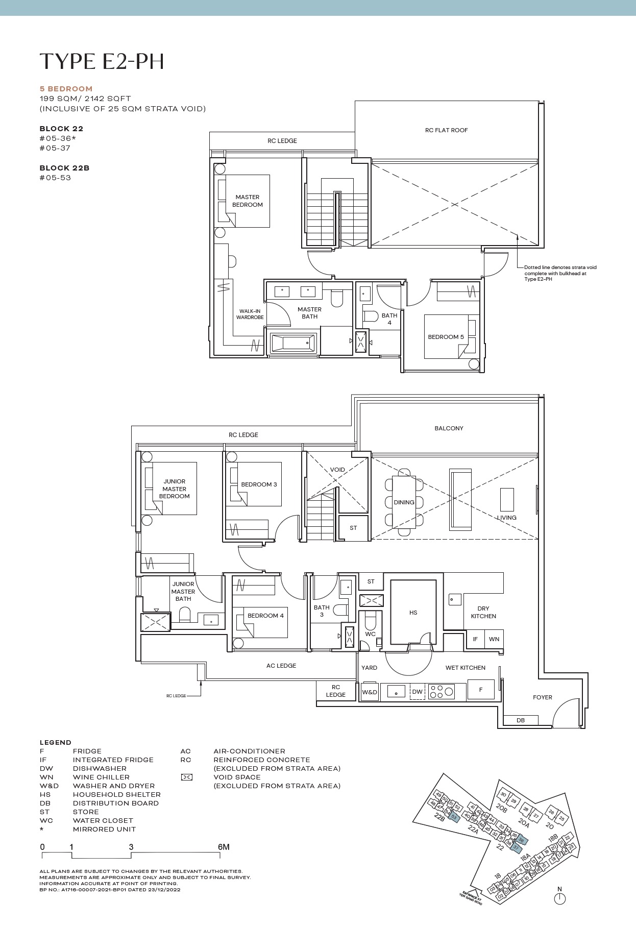 Terra Hill 5BR Type E2-PH Floor Plan