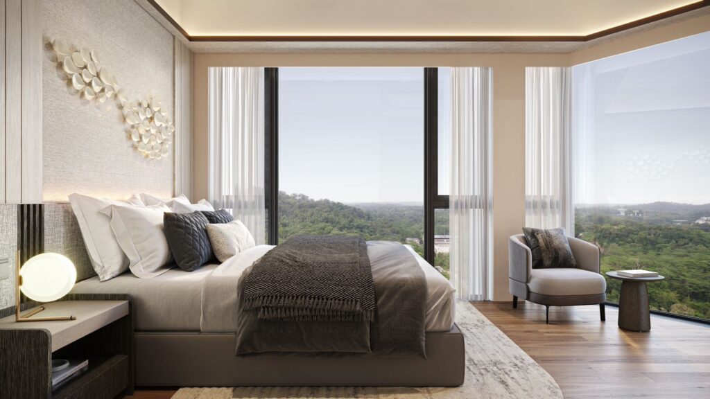 The Reserve Residences Master Bedroom