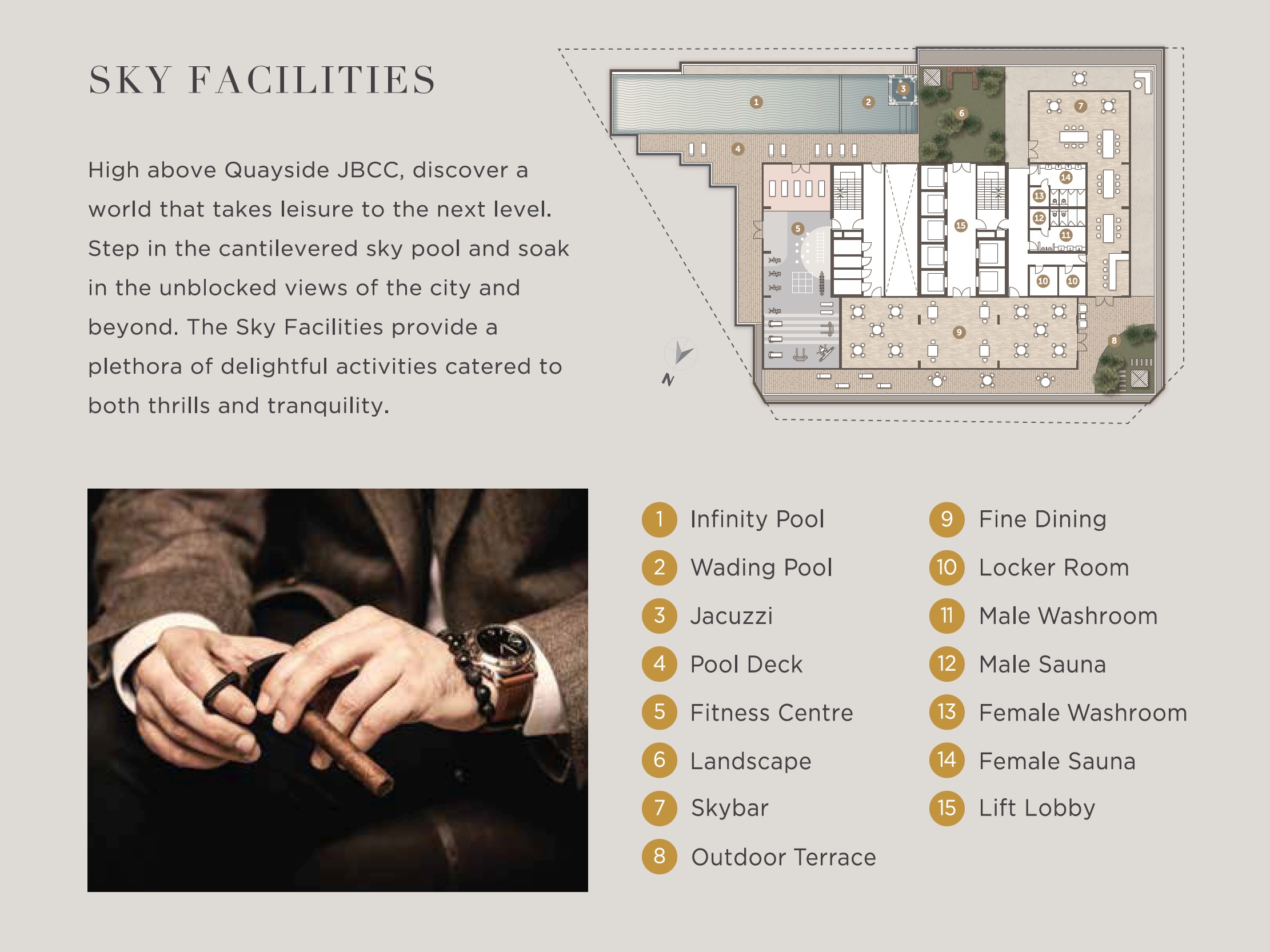 百星汇 Quayside JBCC - Sky Facilities