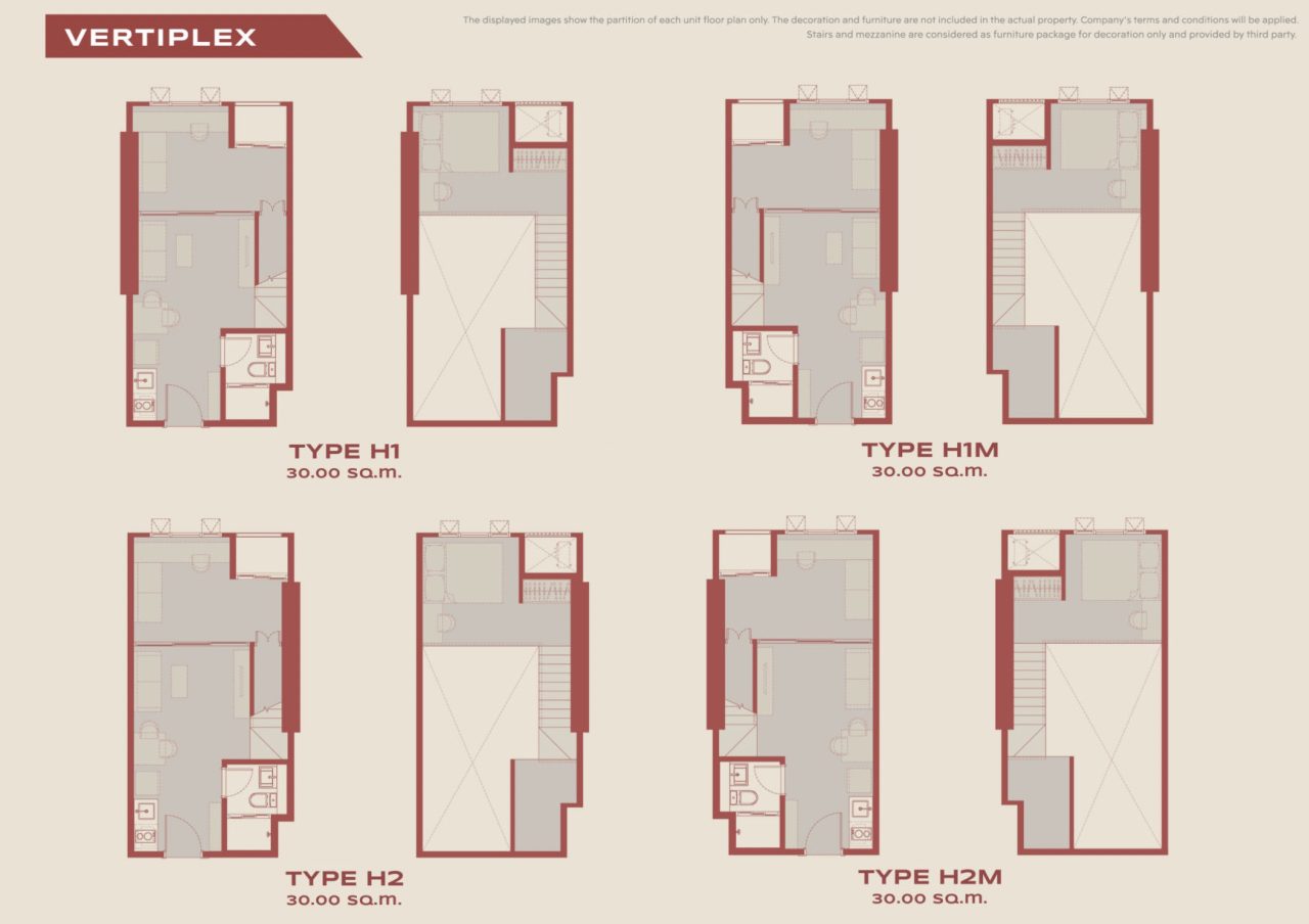 Aspire Sukhumvit Rama 4- Floor Plan Vertiplex 2