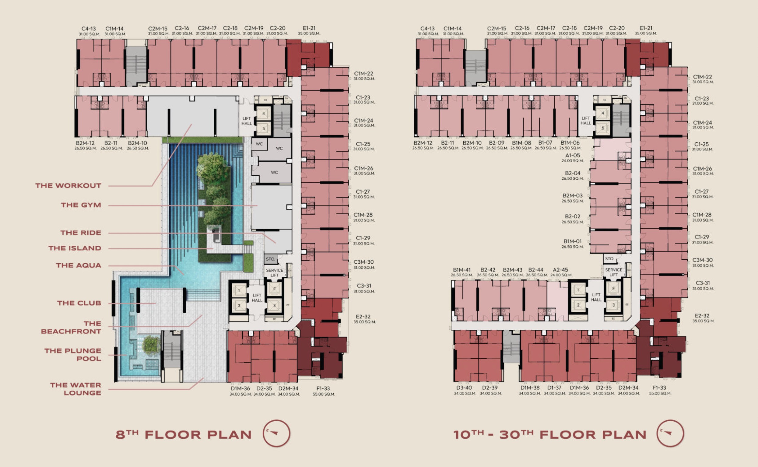 Aspire Sukhumvit Rama 4- SitePlan Typical