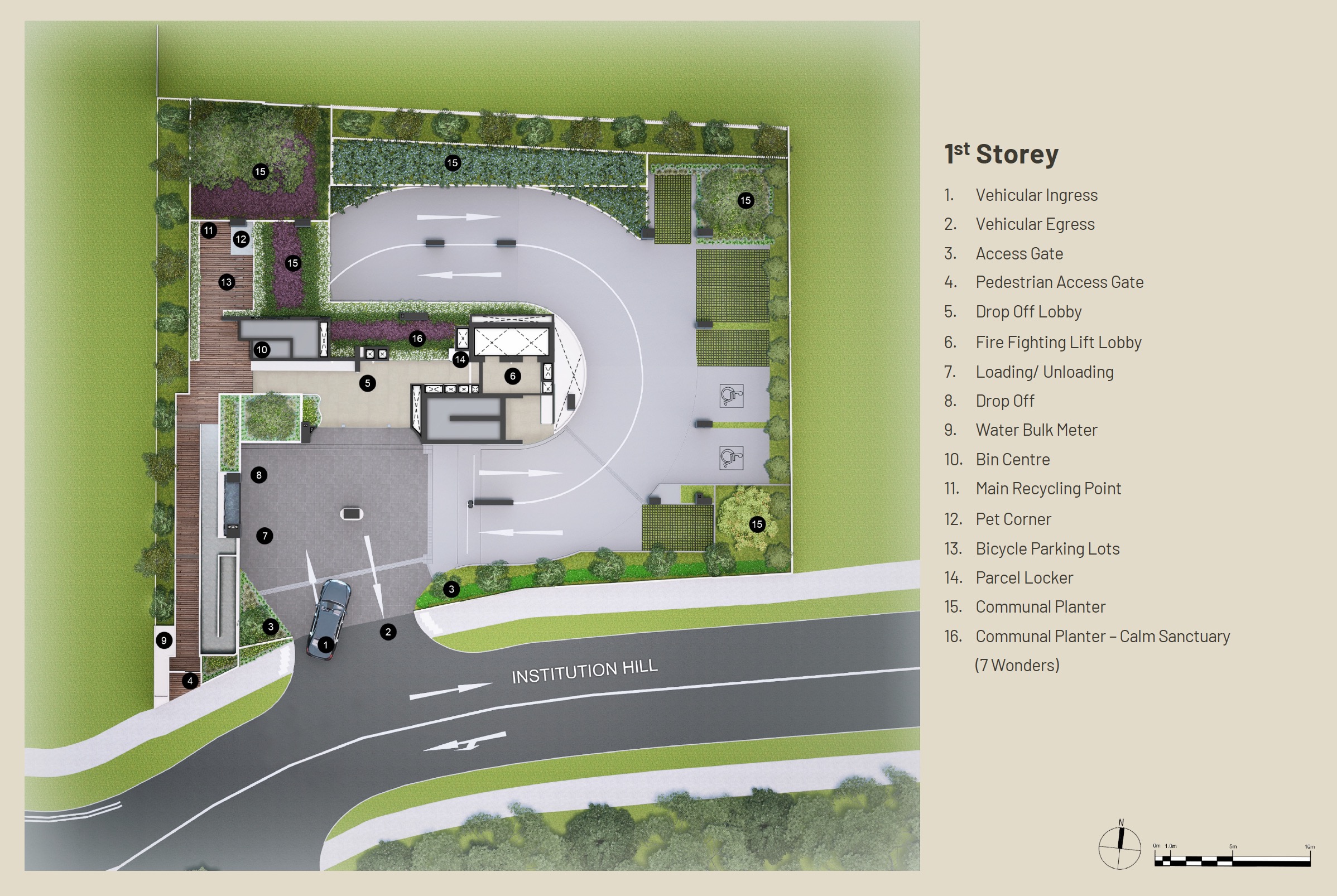 Hill-House-Site Plan 1st Storey