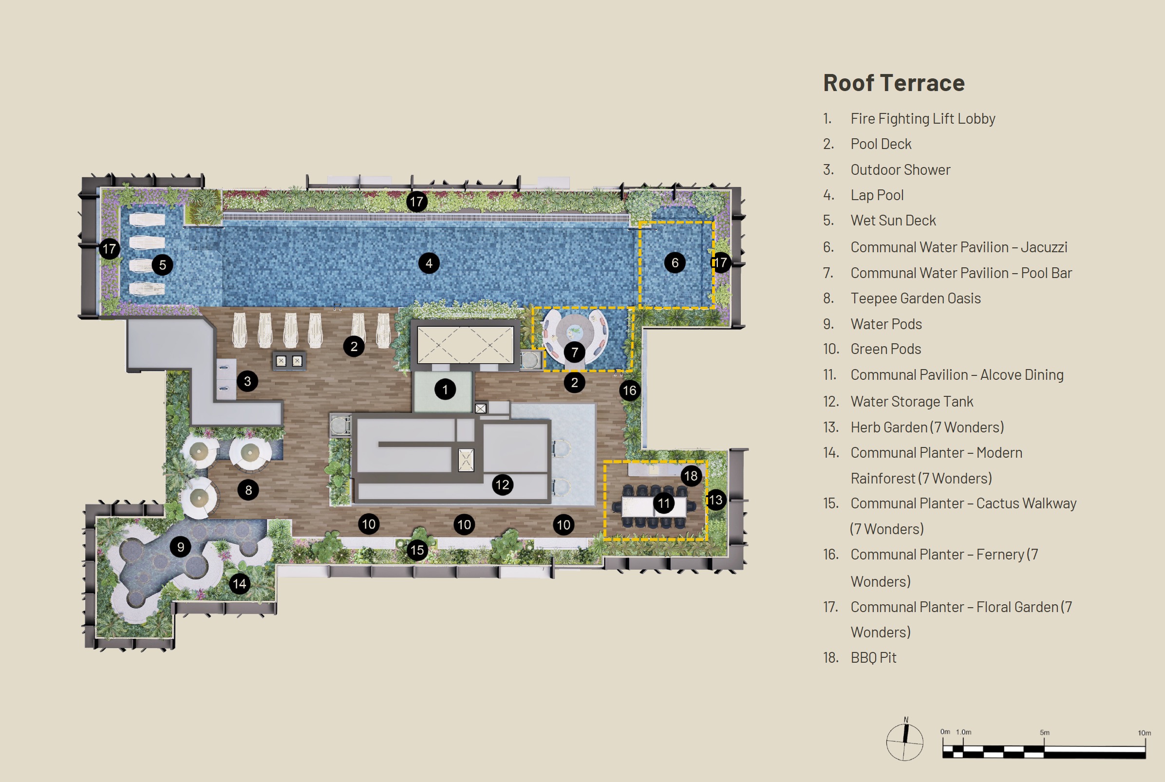 Hill-House-Site Plan Roof Terrace