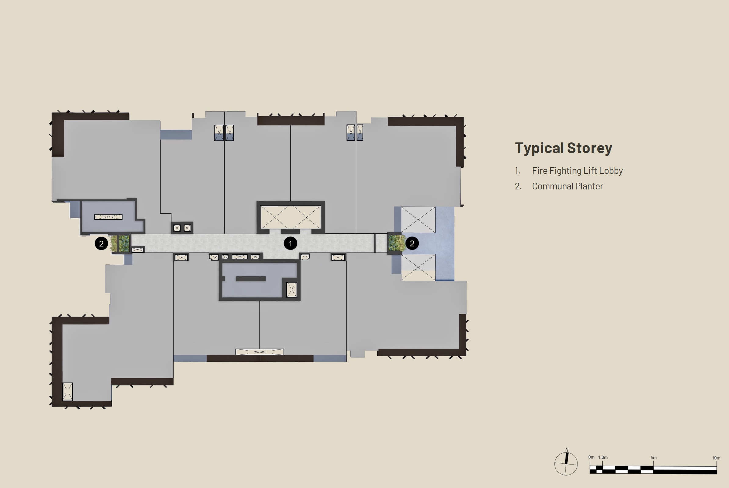 Hill-House-Site Plan Typical Storey