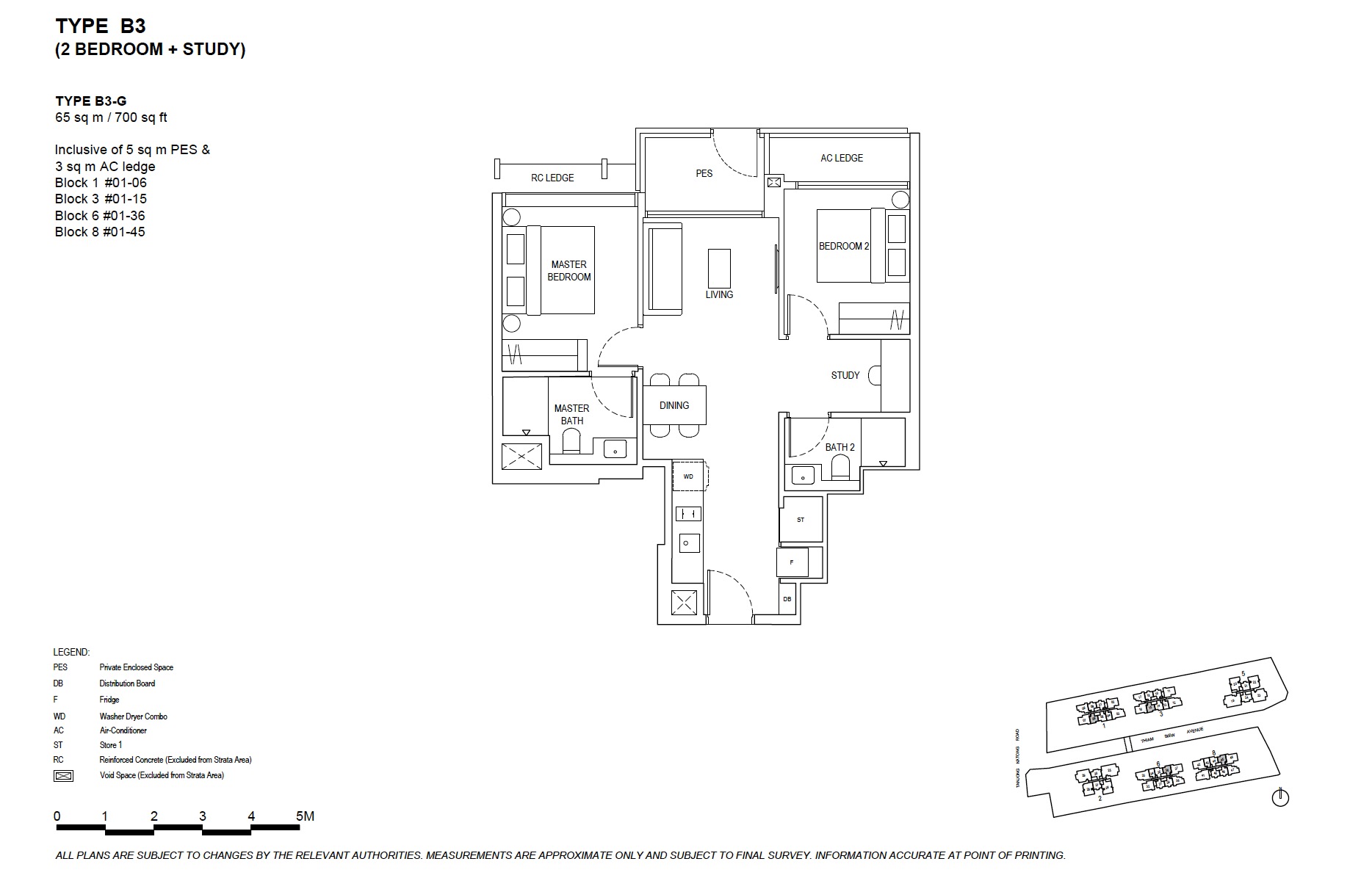 The-Continuum-2BR B3 New Floor Plan