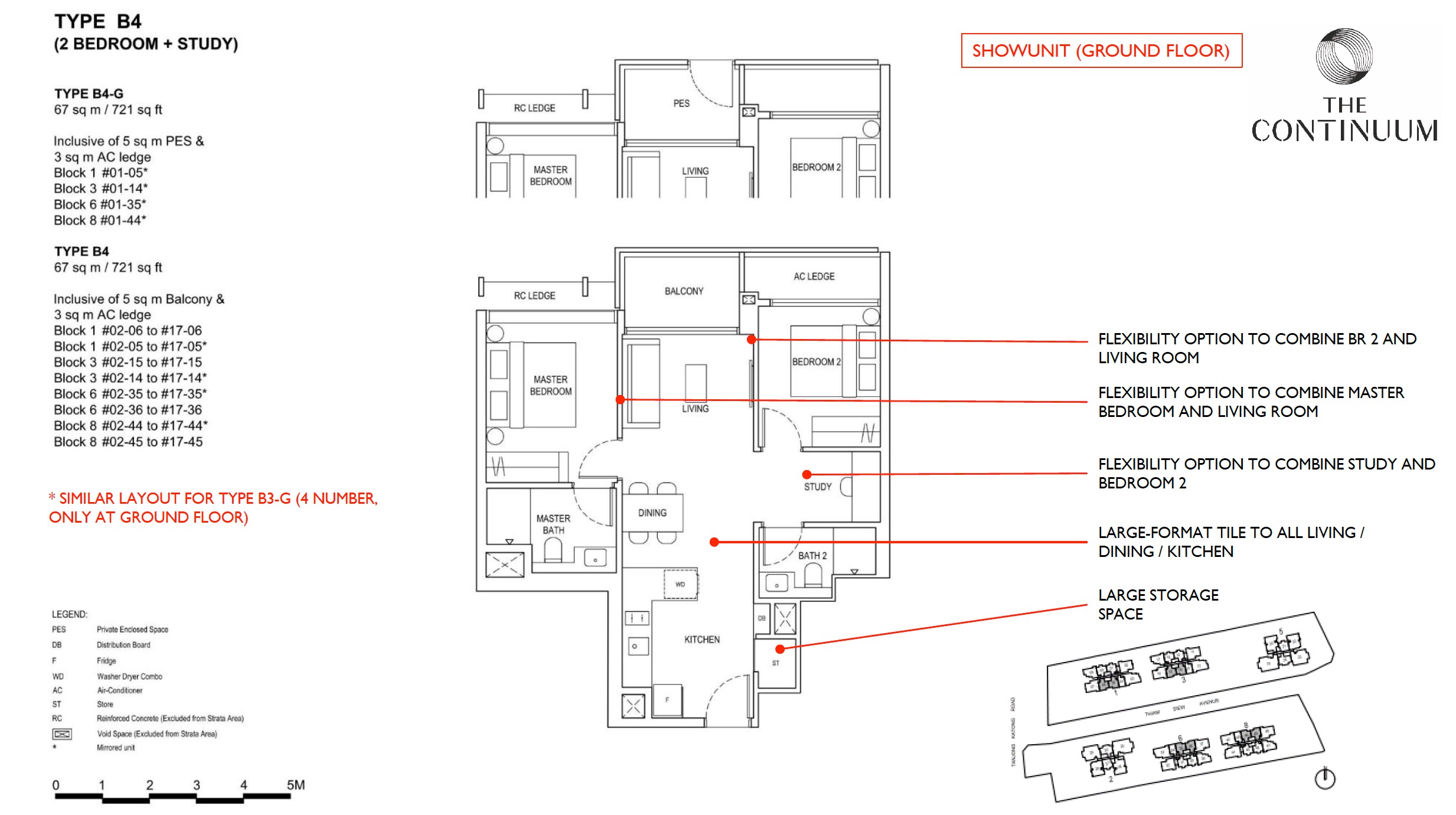 The-Continuum-2BR B4 Floor Plan