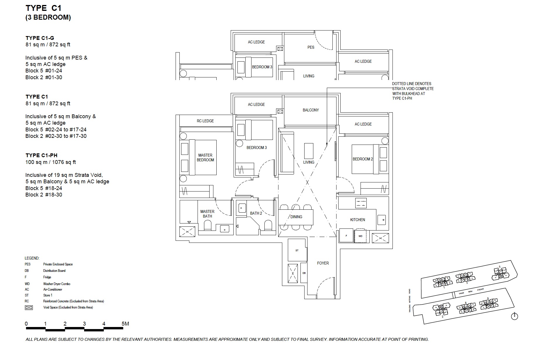 The-Continuum-3BR C1 New Floor Plan