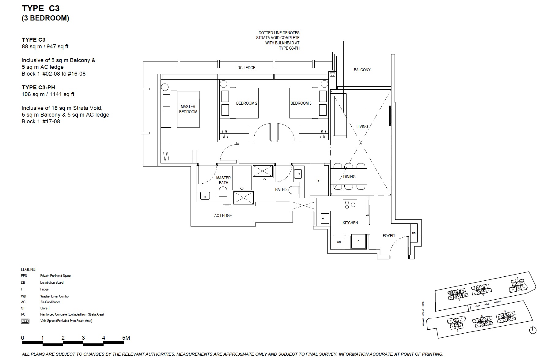 The-Continuum-3BR C3 New Floor Plan