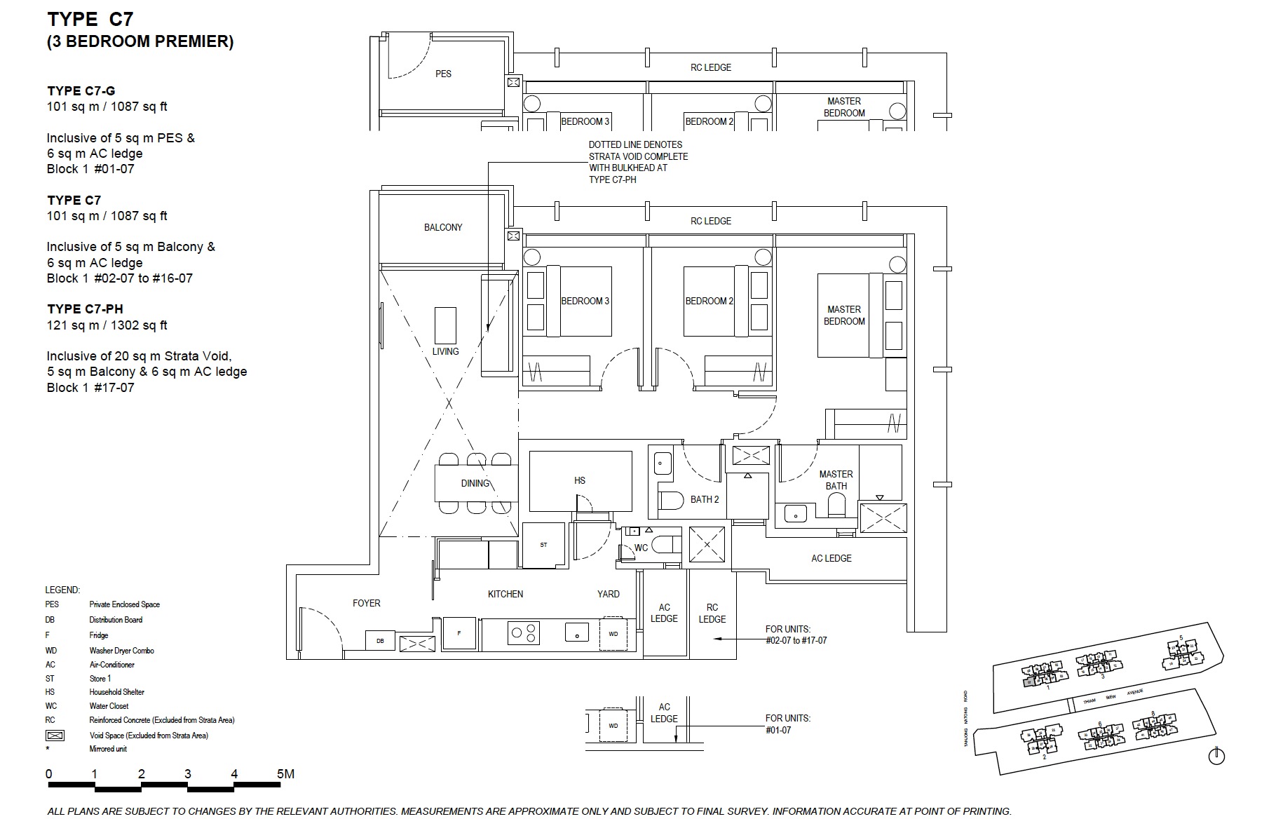 The-Continuum-3BR C7 New Floor Plan