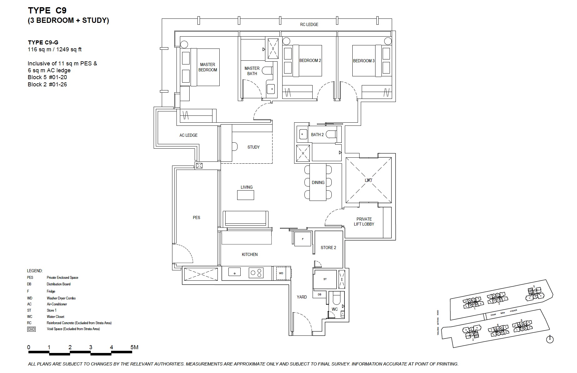 The-Continuum-3BR C9 New Floor Plan