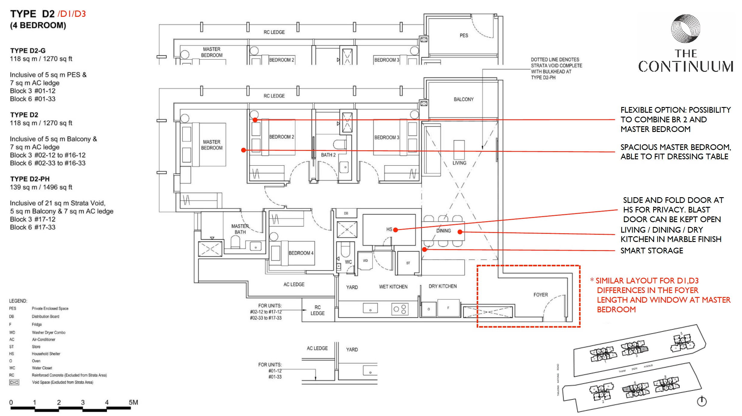 The-Continuum-4BR D2 Floor Plan