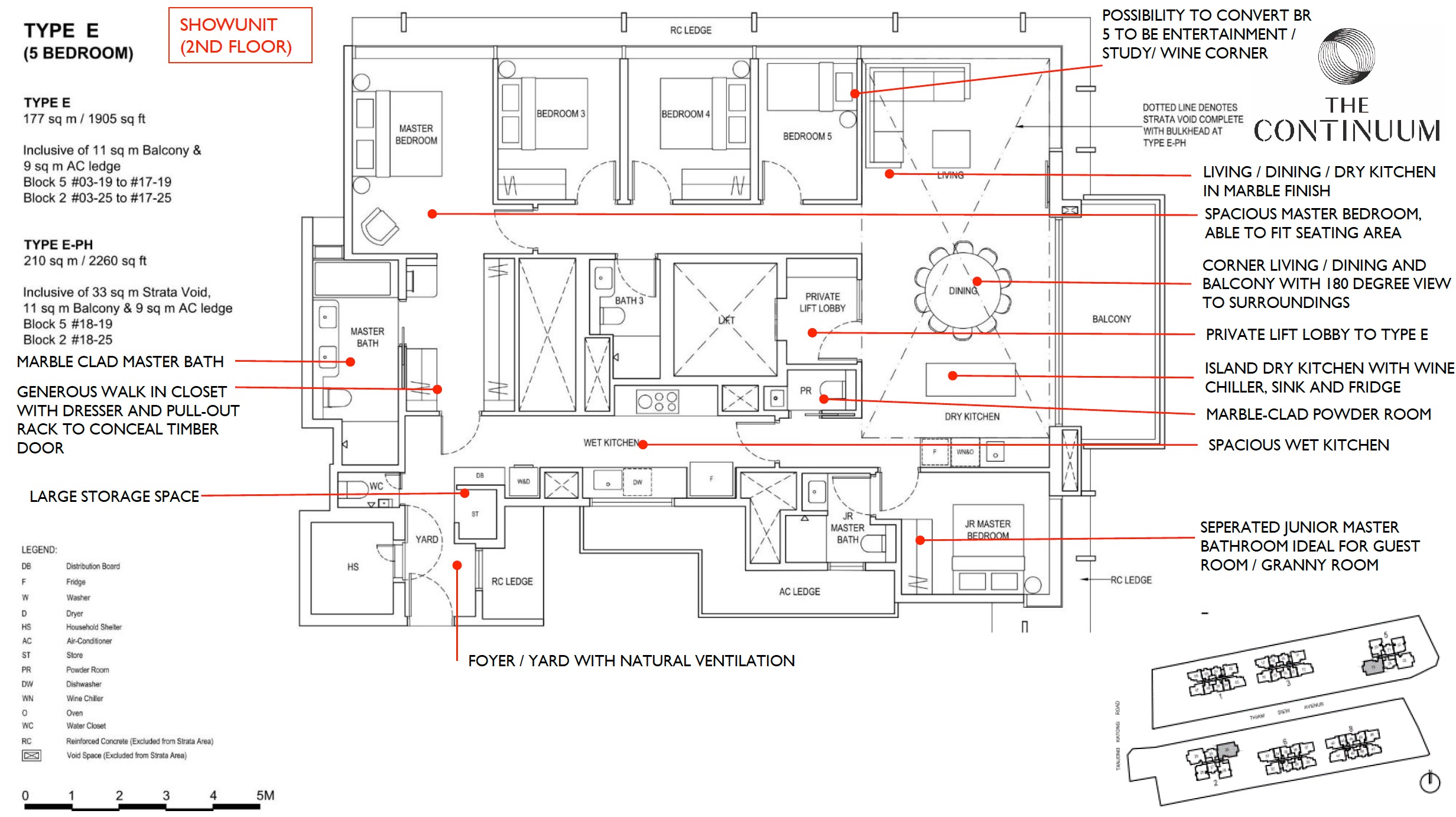 The-Continuum-5BR E Pres Floor Plan