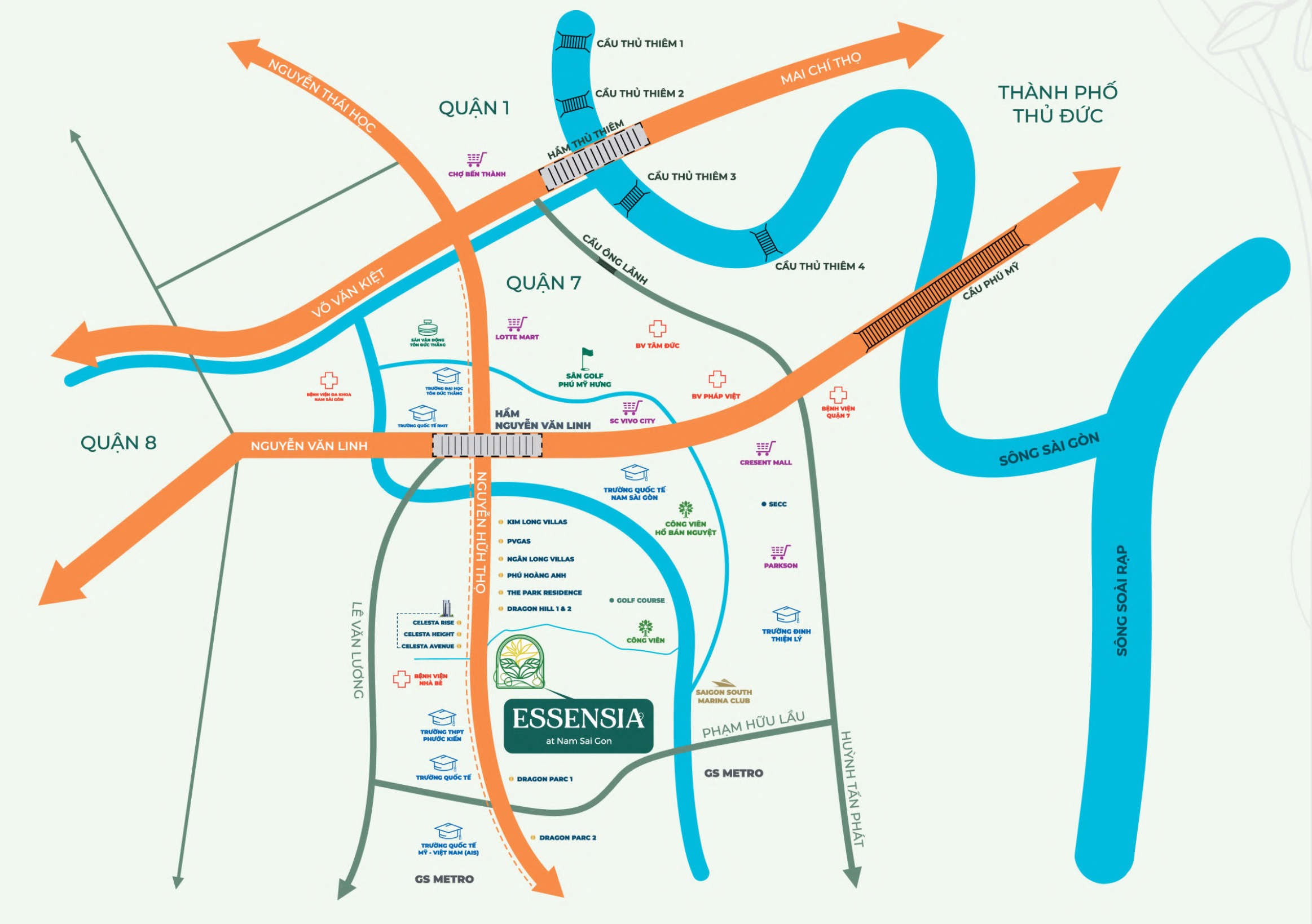 essensia-Location Map