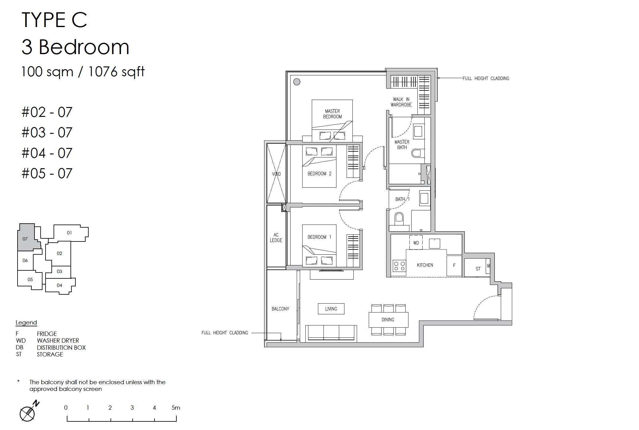 Claydence-Still Road Floor Plan Type C 3BR