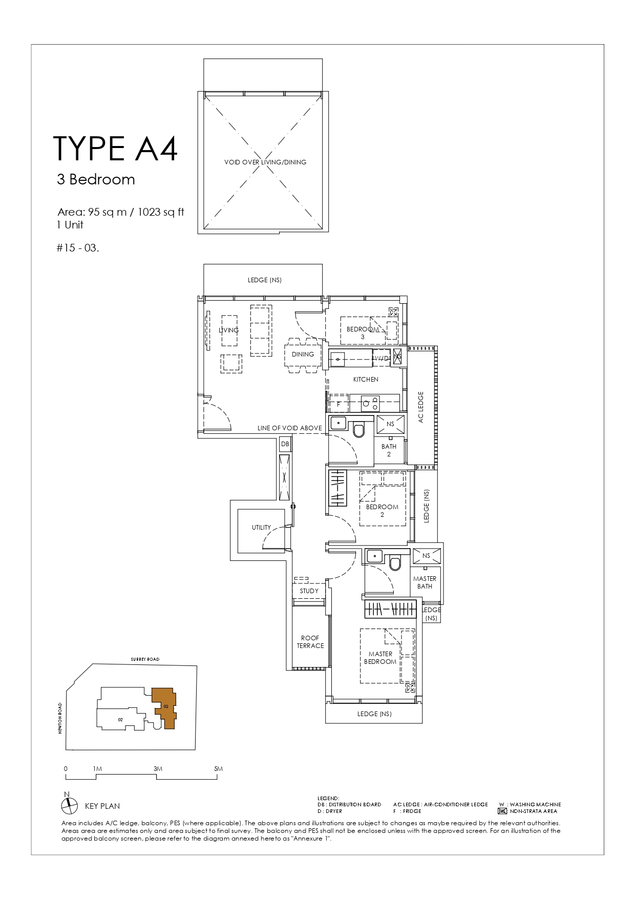 Sanctuary Newton - Floor Plan 3BR Type A4