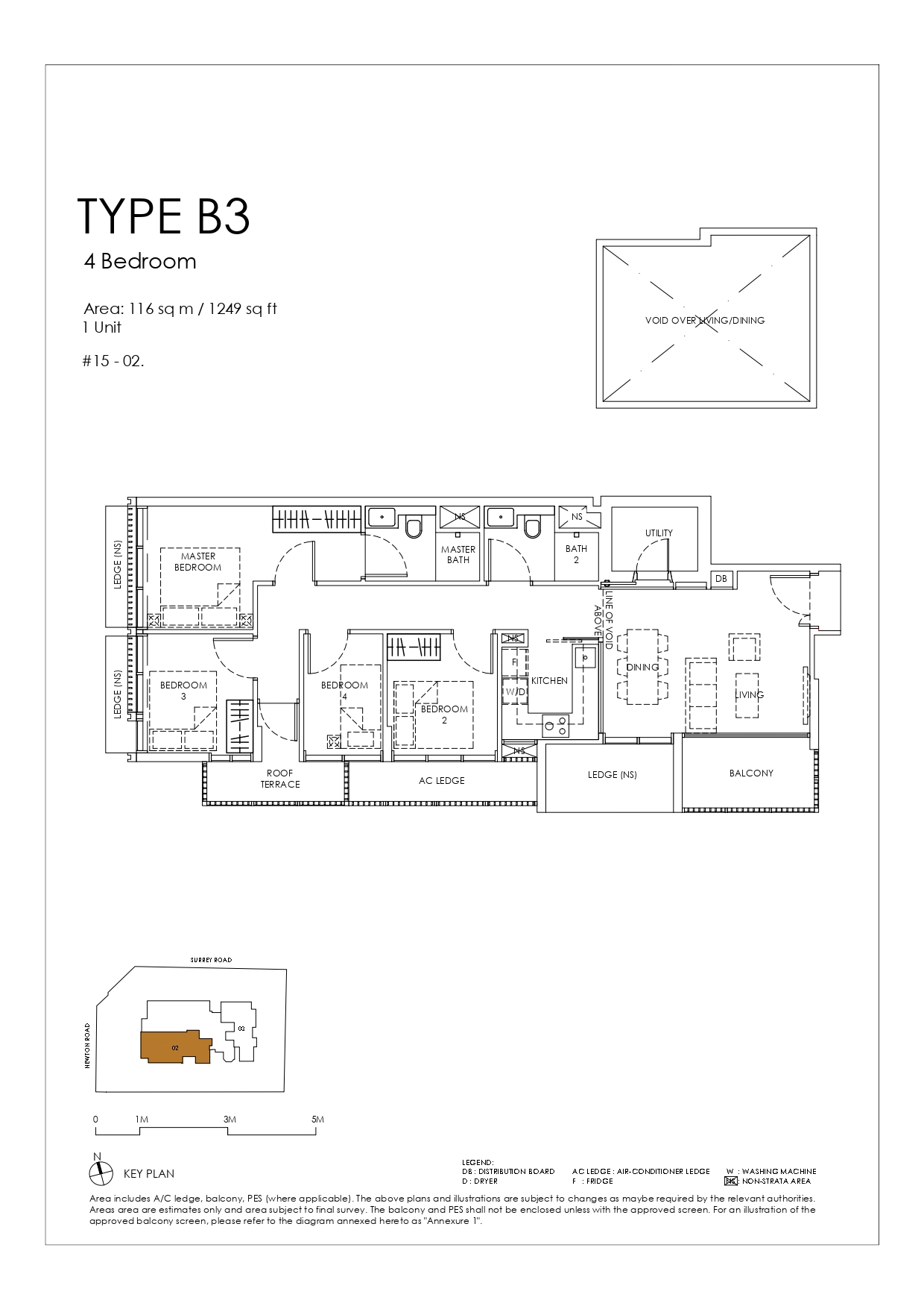 Sanctuary Newton - Floor Plan 4BR Type B3