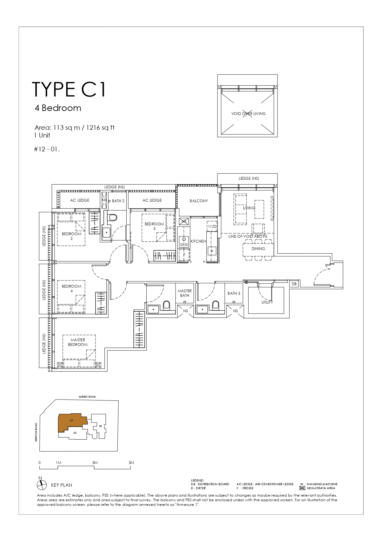 Sanctuary Newton - Floor Plan 4BR Type C1