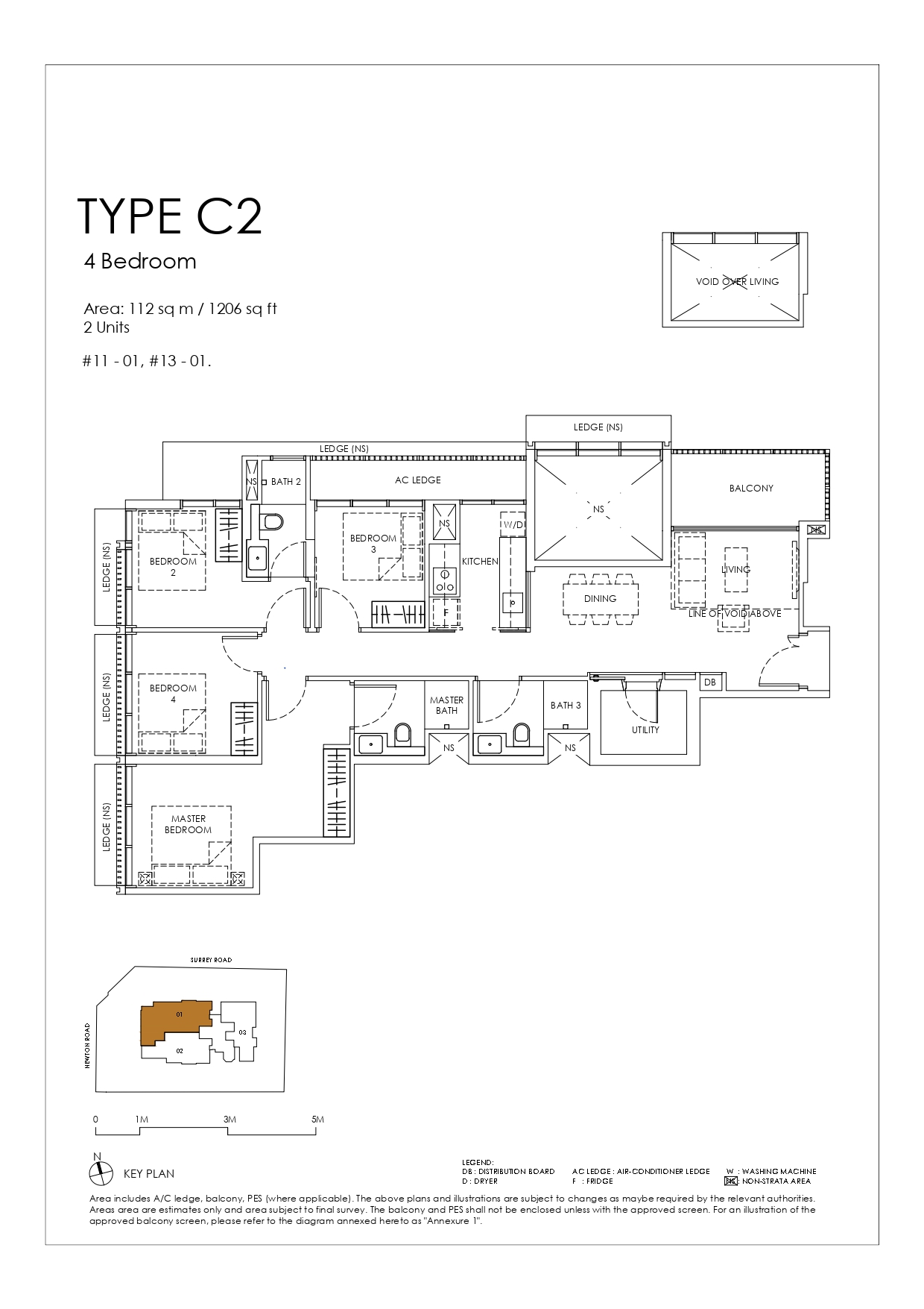 Sanctuary Newton - Floor Plan 4BR Type C2