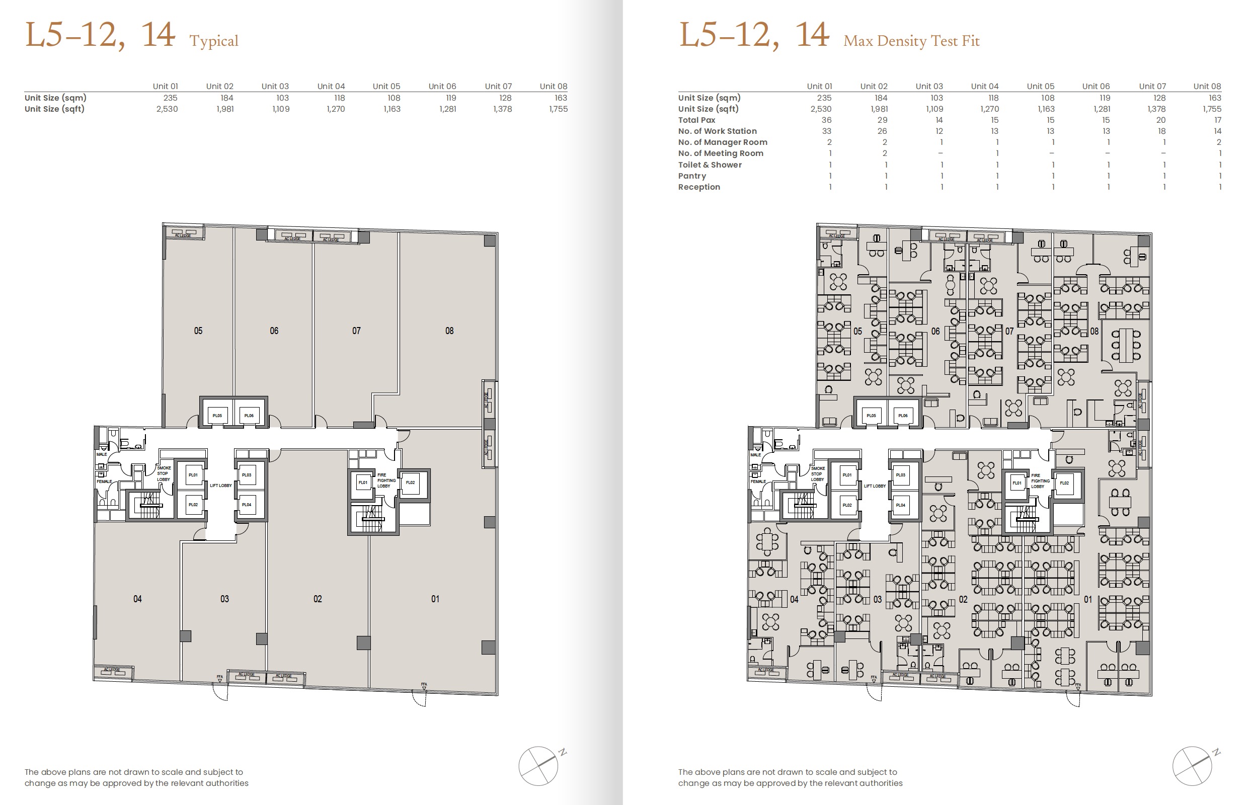 Solitaire Cecil Level 5-12, 14 Floor Plate