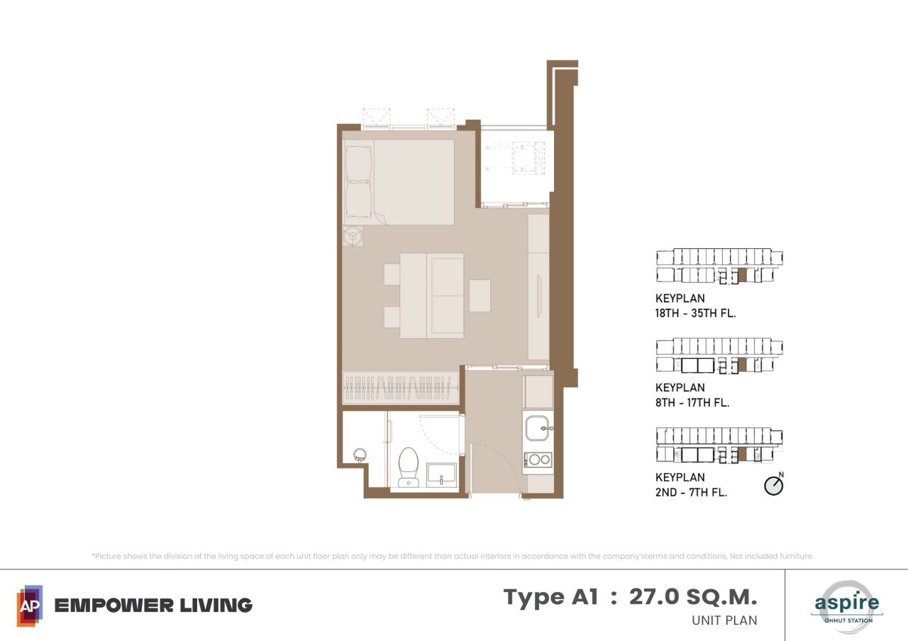 Aspire-Onnut-Station-floor plan A1 27sqm