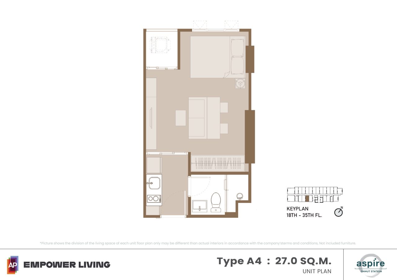 Aspire-Onnut-Station-floor plan A4 27sqm