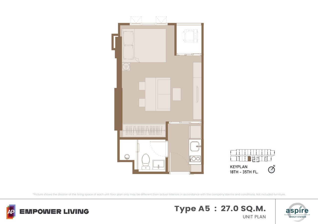 Aspire-Onnut-Station-floor plan A5 27sqm