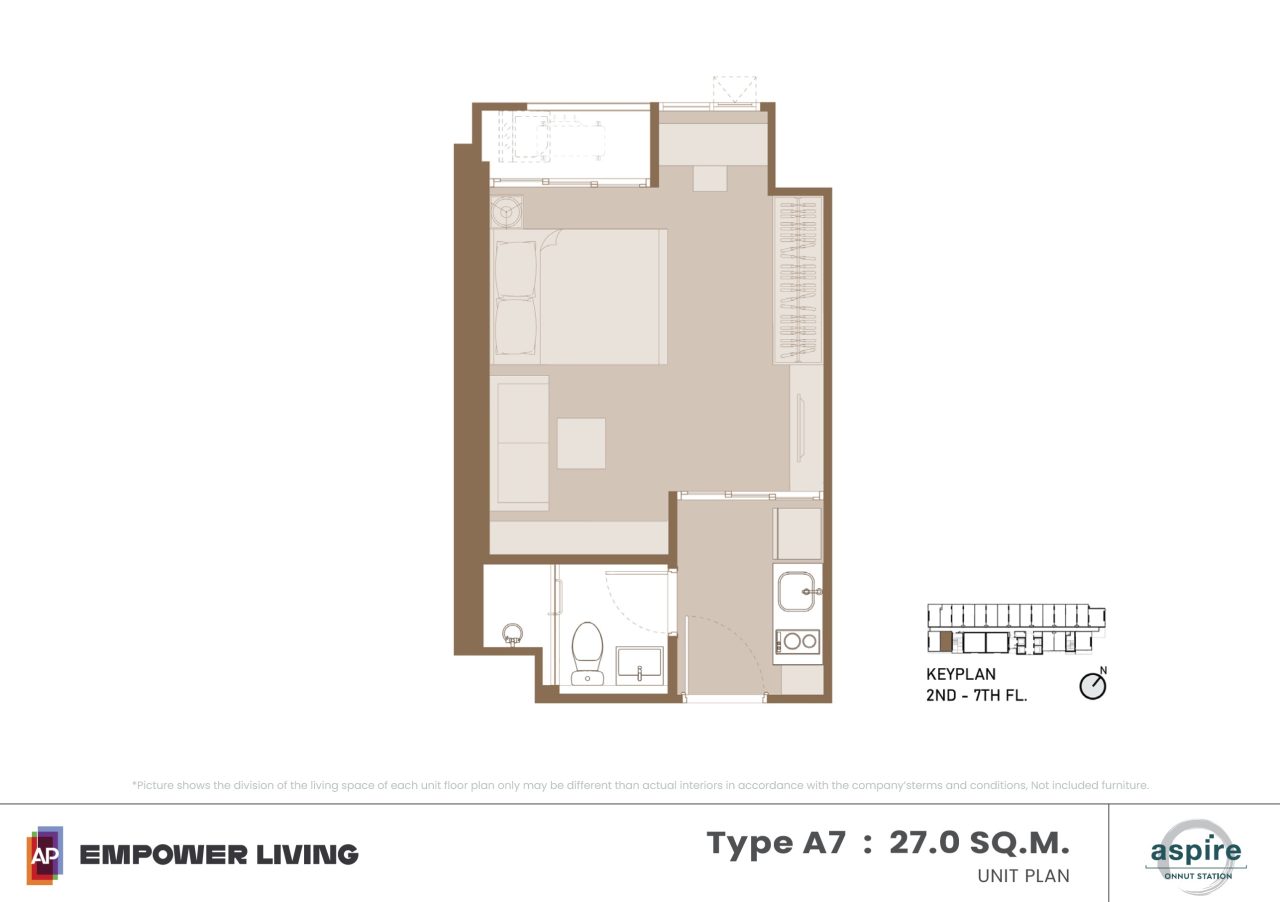 Aspire-Onnut-Station-floor plan A7 27sqm