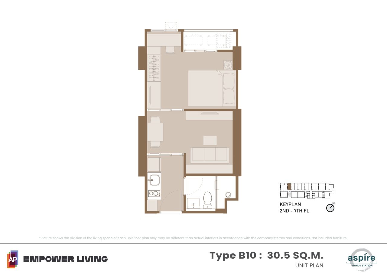 Aspire-Onnut-Station-floor plan B10 30.5sqm