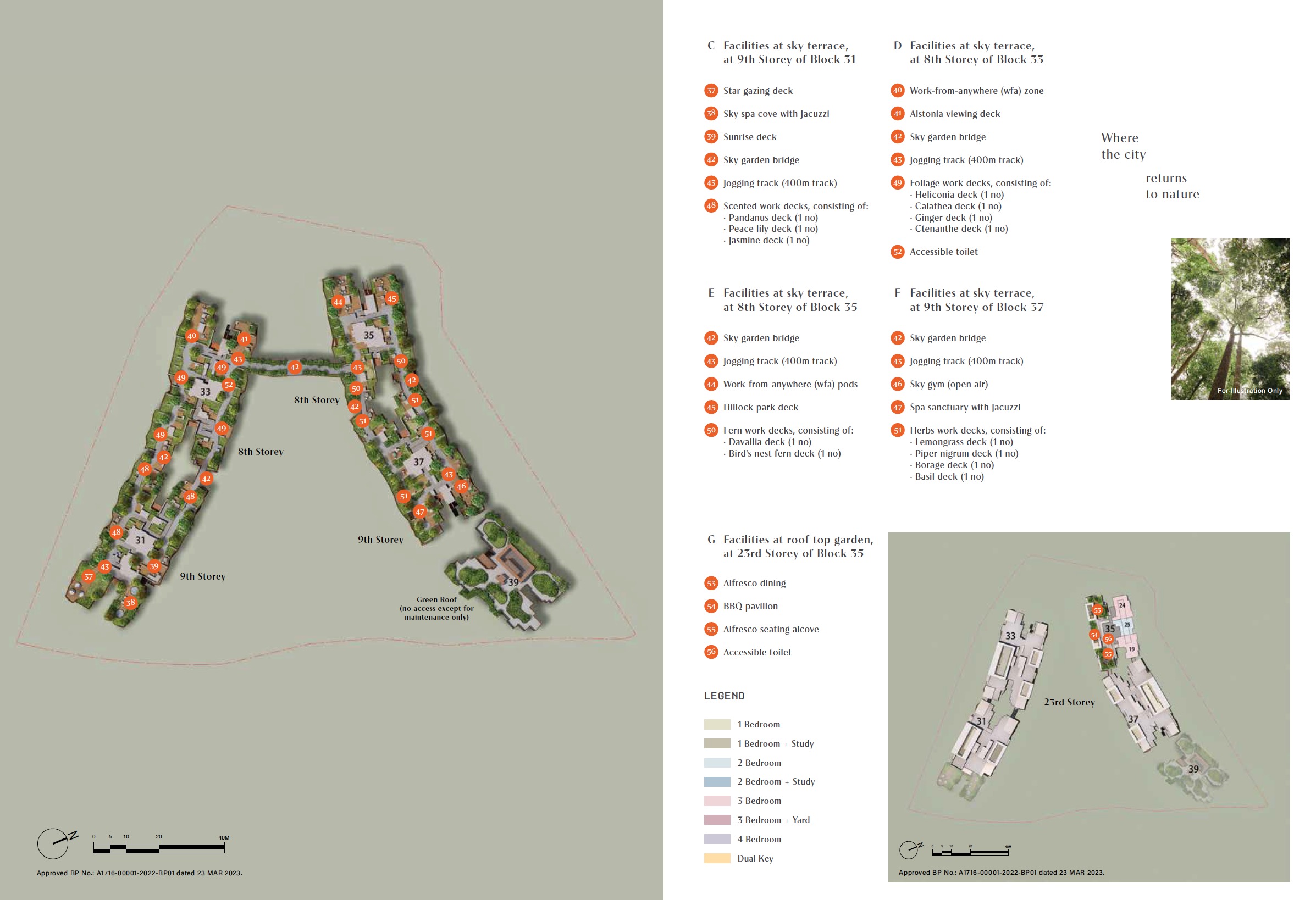 Lentor Hills Residences Site Plan - Facilities