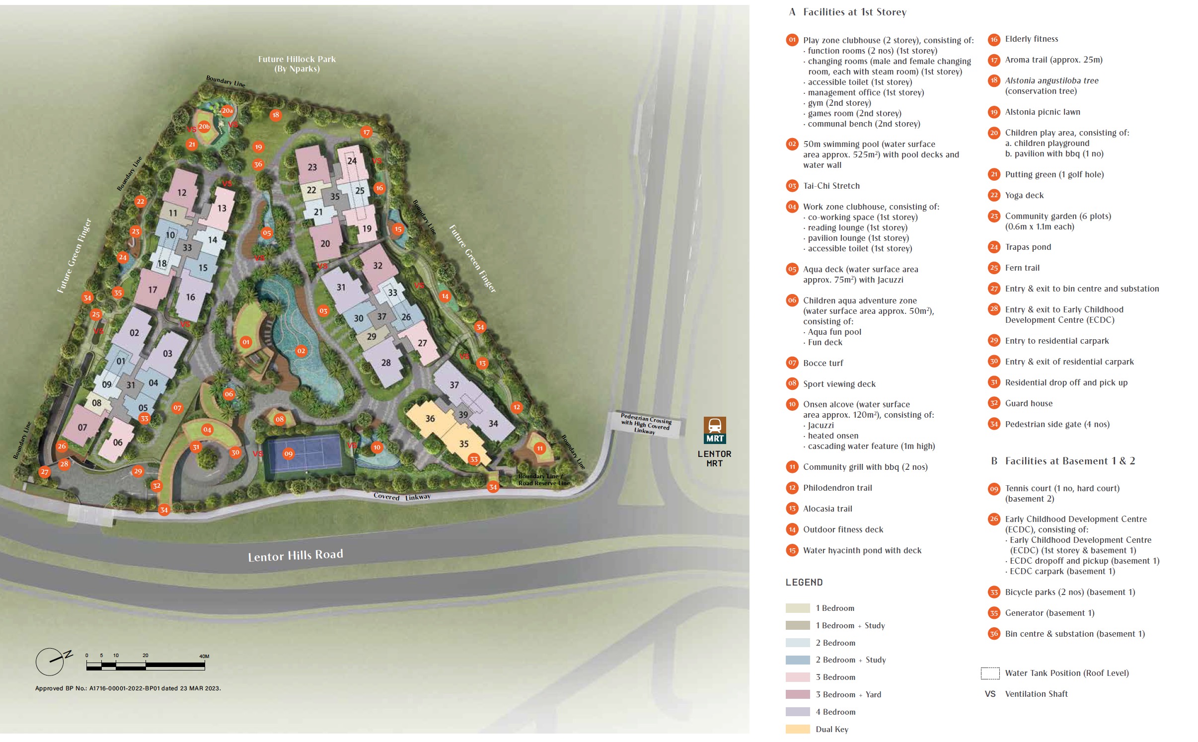 Lentor Hills Residences Site Plan