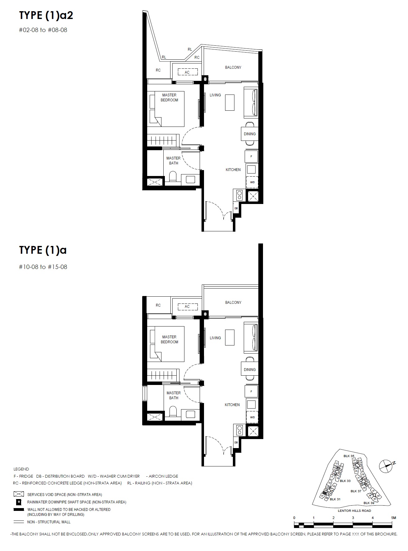 Lentor Hills Residences Type 1BR-1