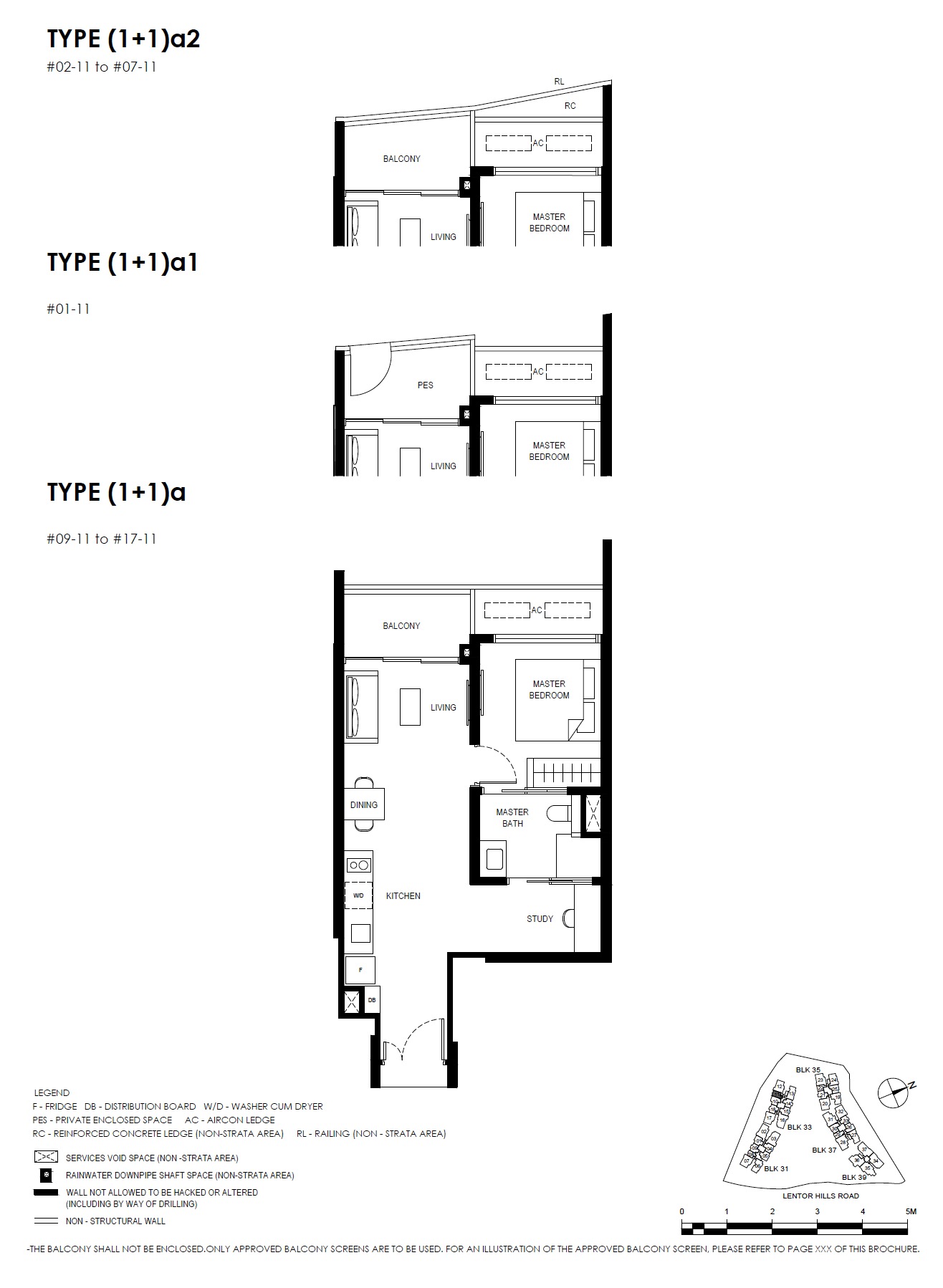 Lentor Hills Residences Type 1BR_1 -1