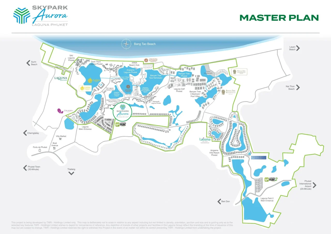 Skypark Aurora Master Plan Map