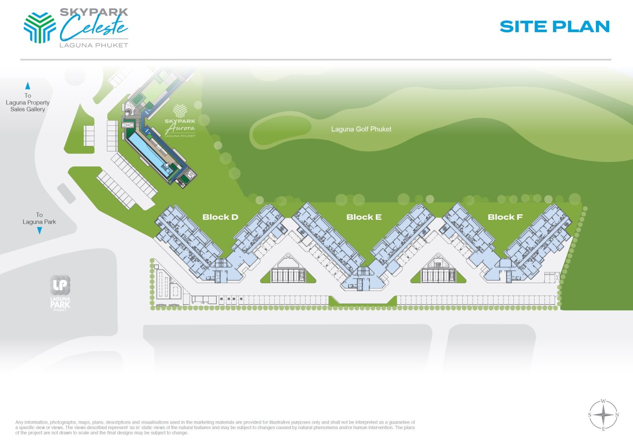 Skypark Celeste Phuket Site Plan CDEF