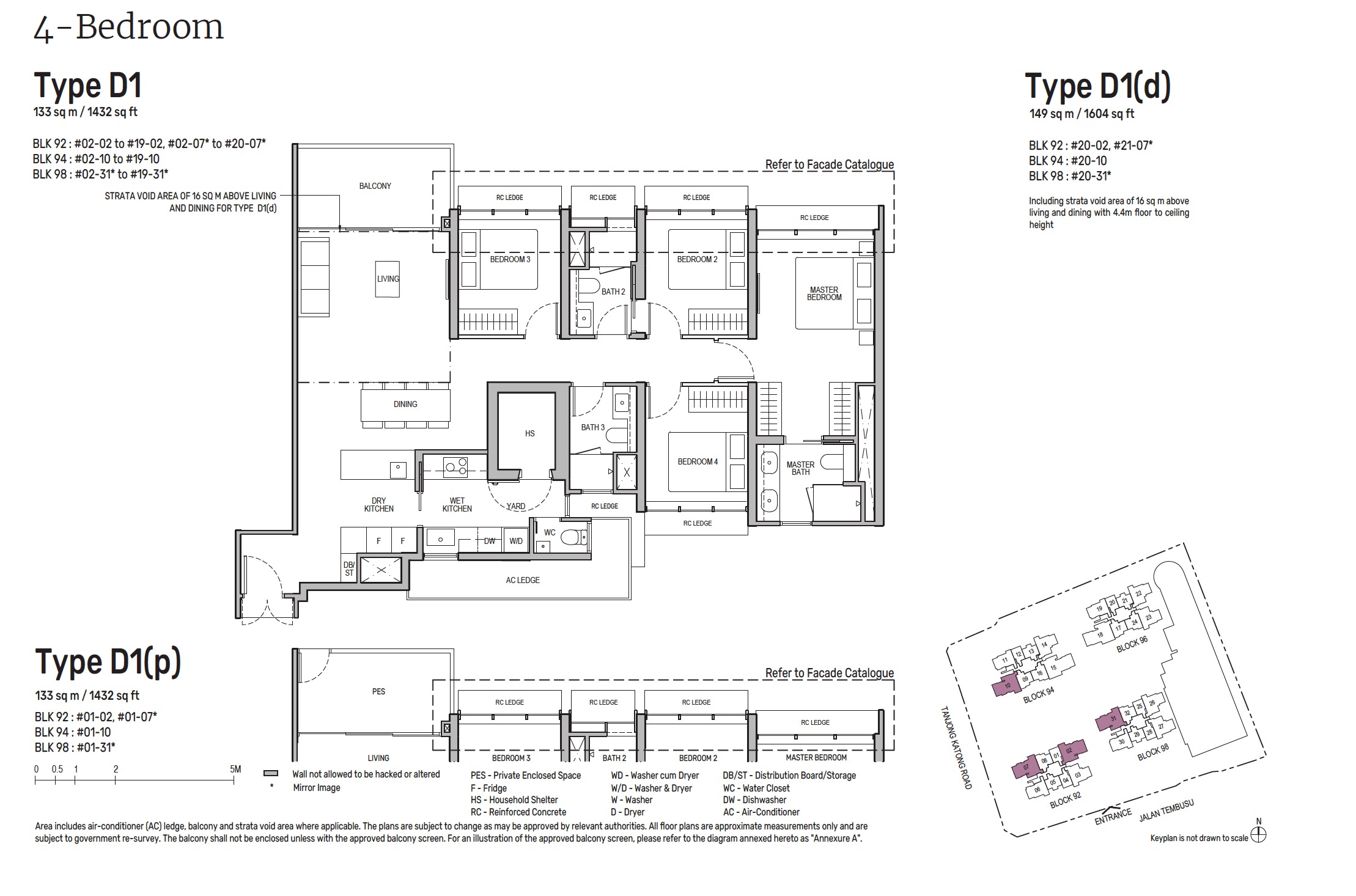 Tembusu Grand 4BR Floor Plan