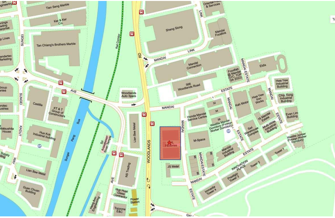 CT FoodNex Mandai - Streetdirectory Map