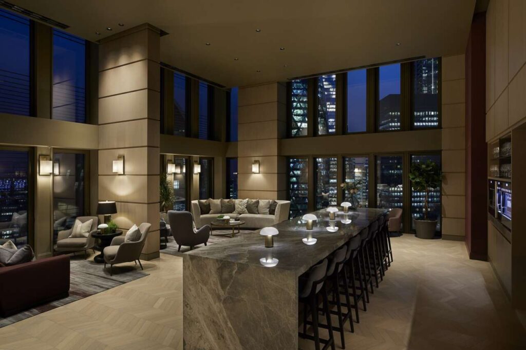 Sky Residence Bishopsgate Dining